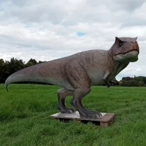 Monumentalna Figura Ogrodowa Dinozaur T-Rex – Park Dinozaurów Reklama